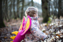 Kids Dragon Costume - Pink and Yellow